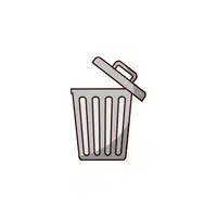Bathroom items names | Trash can in English