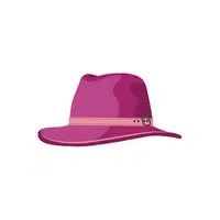 Wide Brim Fedora in English