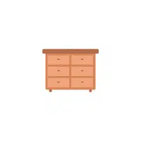 Types of furniture items |chest of drawers in English