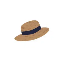 Hat styles names for Women |Gaucho Hat in English