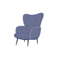 Types of Chairs with names | Fabric chair in English