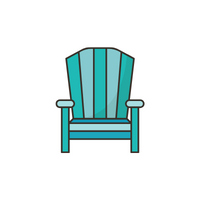 Types of Chairs with names | Adirondack chair in English