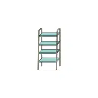 Types of furniture items |shelf in English