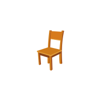 Types of furniture items |armless chair in English