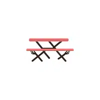 Different type of tables names| picnic table in English
