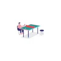 ping pong conference table in English