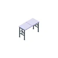 folding table in English