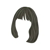 Curtain Bangs in English