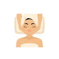 Massage face in English