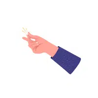 Snap finger in English