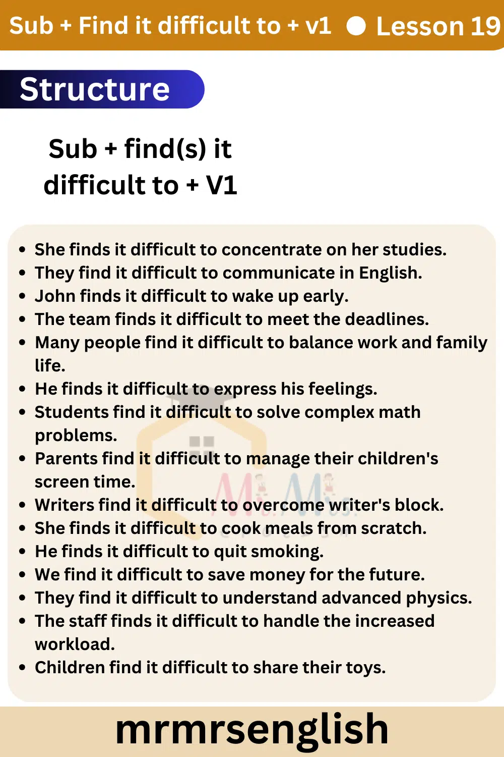 English Speaking Course Lesson 19 by Structures
