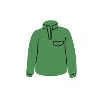 Fleece jacket in English