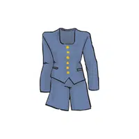 Blazer with trousers in English