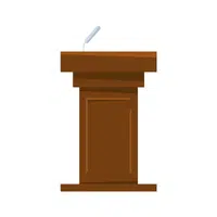 Classroom microphone in English