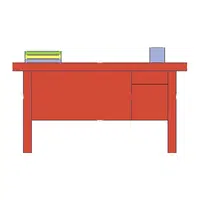 School Items Names for Kids |Desk in English