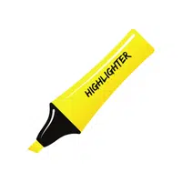 School Items Names for Kids |Highlighter in English
