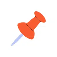Push Pins in English