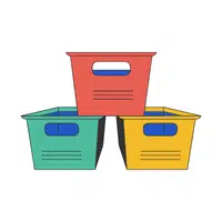 Educational Supplies Names for teachers |Storage bins in English