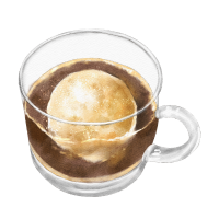 Affogato in English