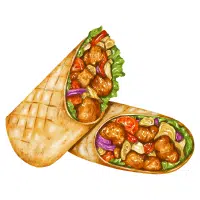 Fast Food items names |Burrito in English