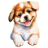 Dog Puppy in English