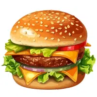 Fast Food items names |Hamburger in English