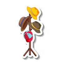 Hat stand in English