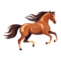 Farm Animals Names | Horse in English