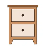 Nightstand in English