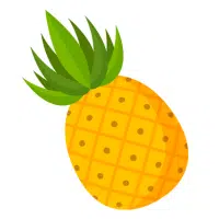 Yellow Fruits Names |Pineapple in English