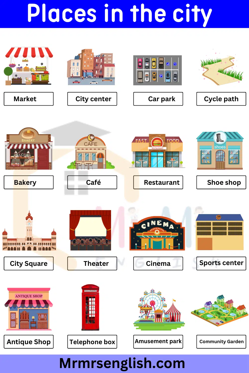 Places Names in English