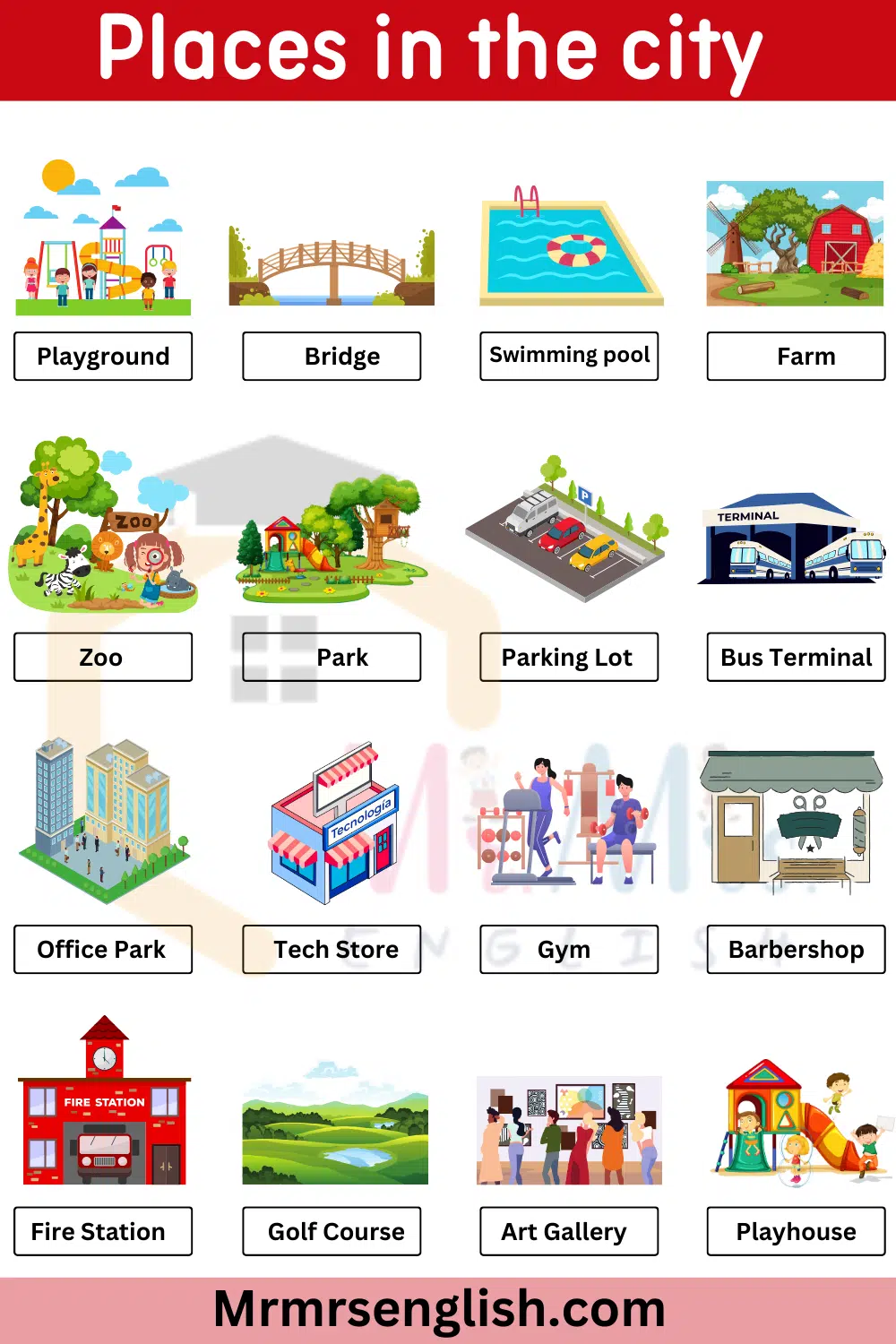 Places Names in English