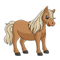 Farm Animals Names | Pony in English