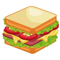 Fast Food items names |Sandwich in English