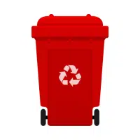 Trash bin in English