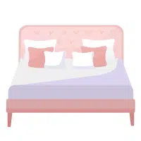 Double bed Bedroom Item Name in English