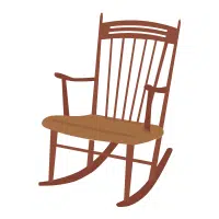 Rocking chair Bedroom Item Name in English