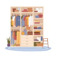 Wardrobe Bedroom Item Name in English