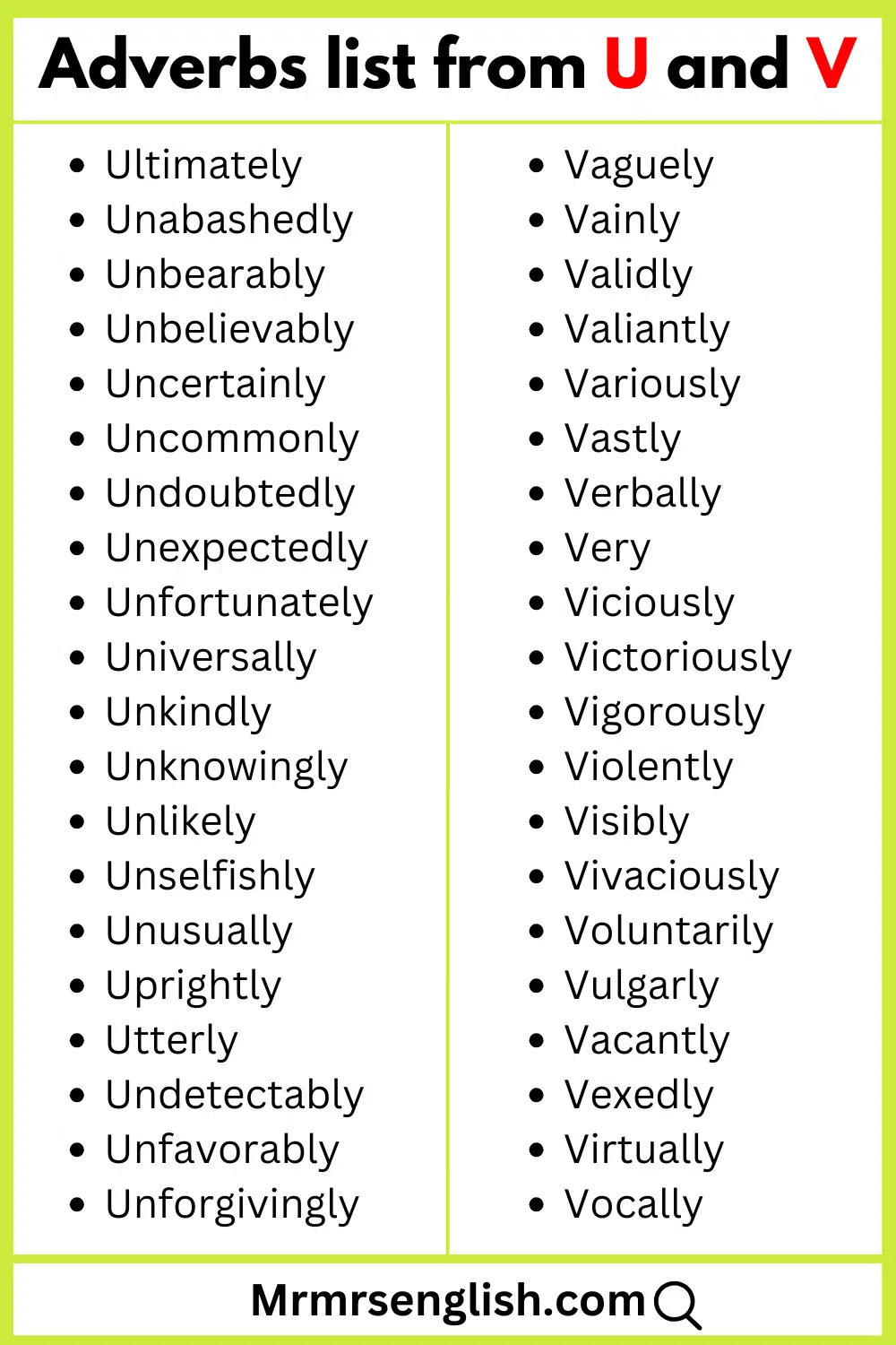 Adverbs