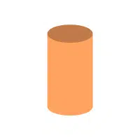 Cylinder Name of 3D shape in English
