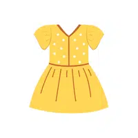 Dress Name of kids cloth in English