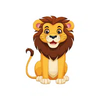 Lion Vocabulary Word for Kids