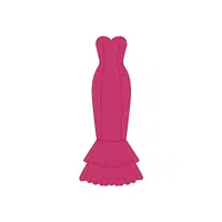 Mermaid Gown Type of Dress for Women in English
