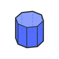 Octagonal Prism Name of 3D shape in English