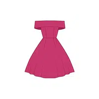 Off-shoulder Dress Type of Dress for Women in English