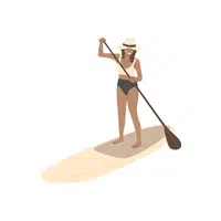 Paddle boarding Sport name in English