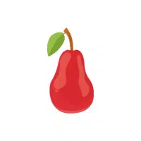 Red Pear | Red Fruits Names in English