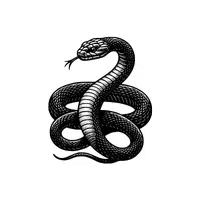 Red-bellied Black Snake | Snakes names in English