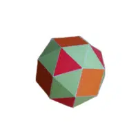 Snub Cube Name of 3D shape in English