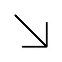 ↘ (Southeast Arrow) Symbol Name in English